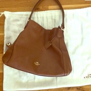 Coach Brown Leather Shoulder Bag